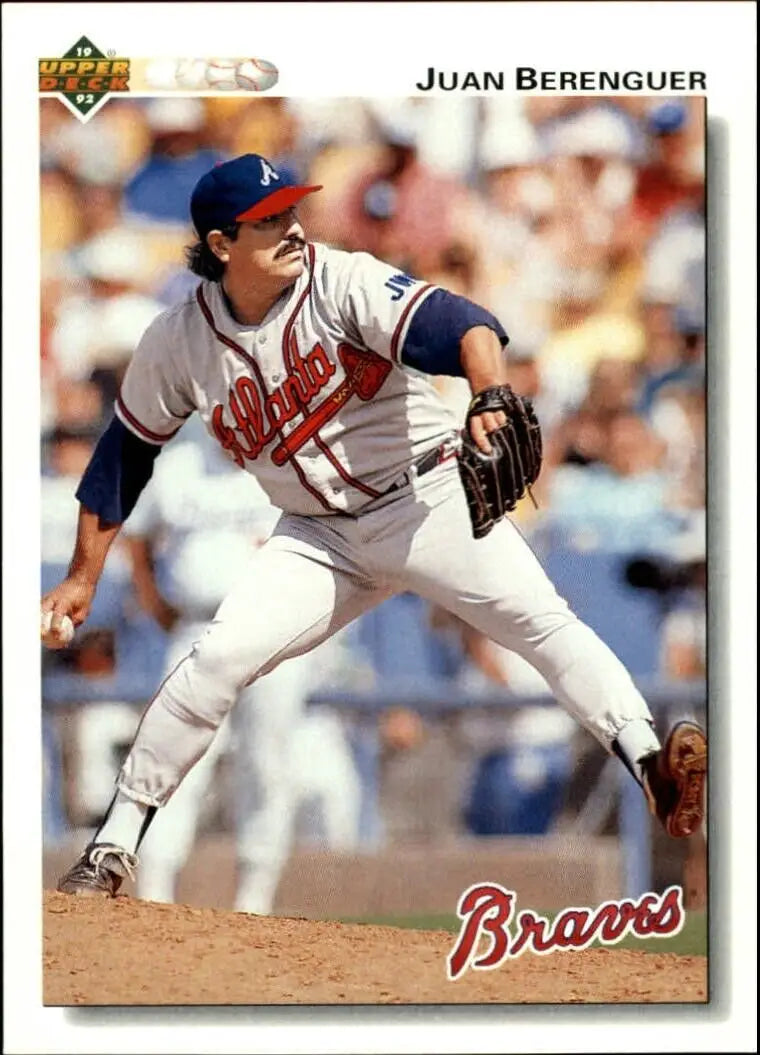 Juan Berenguer 1992 Upper Deck MLB #493 Baseball Card Atlanta Braves - Baseball Card Single