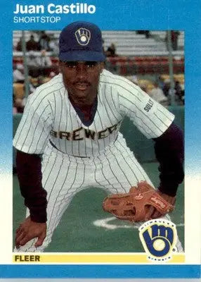 Juan Castillo - 1987 Fleer Update - #U-18 - Baseball - Baseball Card Single