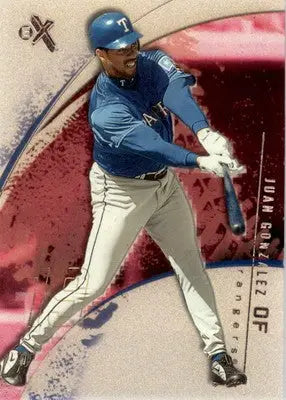 Juan Gonzalez - 2002 Fleer E-X - #47 - Baseball - Baseball Card Single