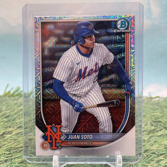 Juan Soto 2025 Bowman Chrome Mega Box Mojo Refractor #22 - Baseball Card Single