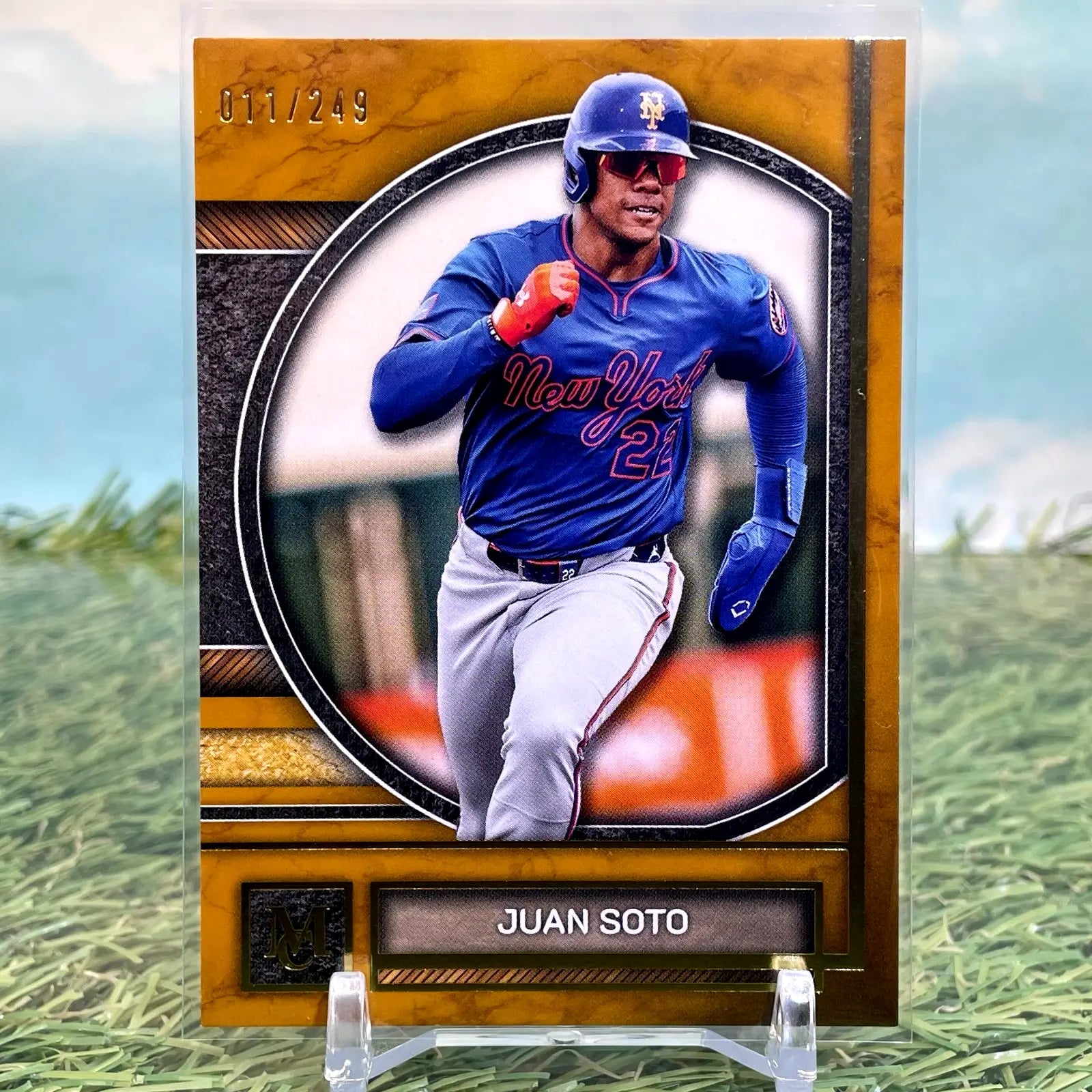 JUAN SOTO 2025 TOPPS MUSEUM COLLECTION BASEBALL GOLD METS /249 - Baseball Card Single