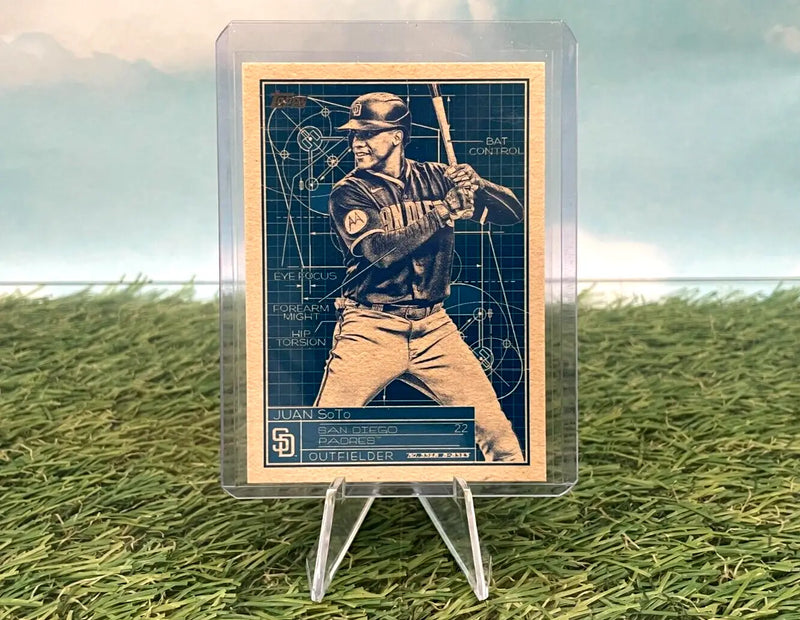 JUAN SOTO -Superstar Blueprint- 2024 Topps Series 1 -SB-9- Padres / Yankees - Baseball Card Single