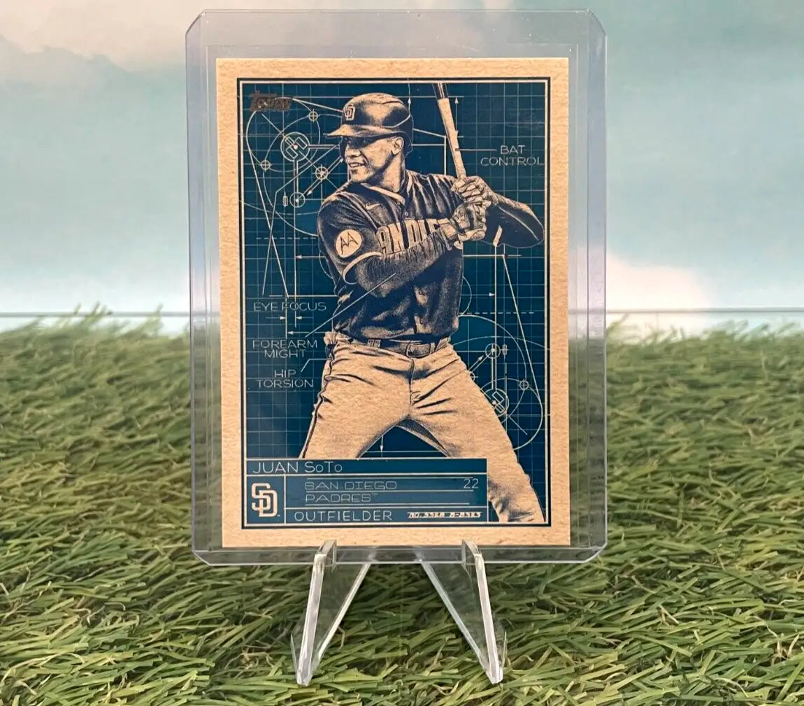 JUAN SOTO -Superstar Blueprint- 2024 Topps Series 1 -SB-9- Padres Yankees - Baseball Card Single