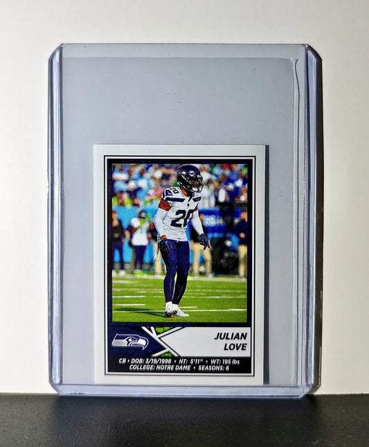 Julian Love 2024 Panini NFL Sticker #551 Seattle Seahawks - Football Card Single