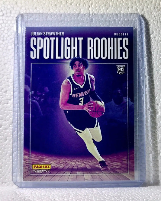 Julian Strawther 2023-24 Panini #29 NBA Spotlight Rookies Card Nuggets 1/209 - Basketball Card Single