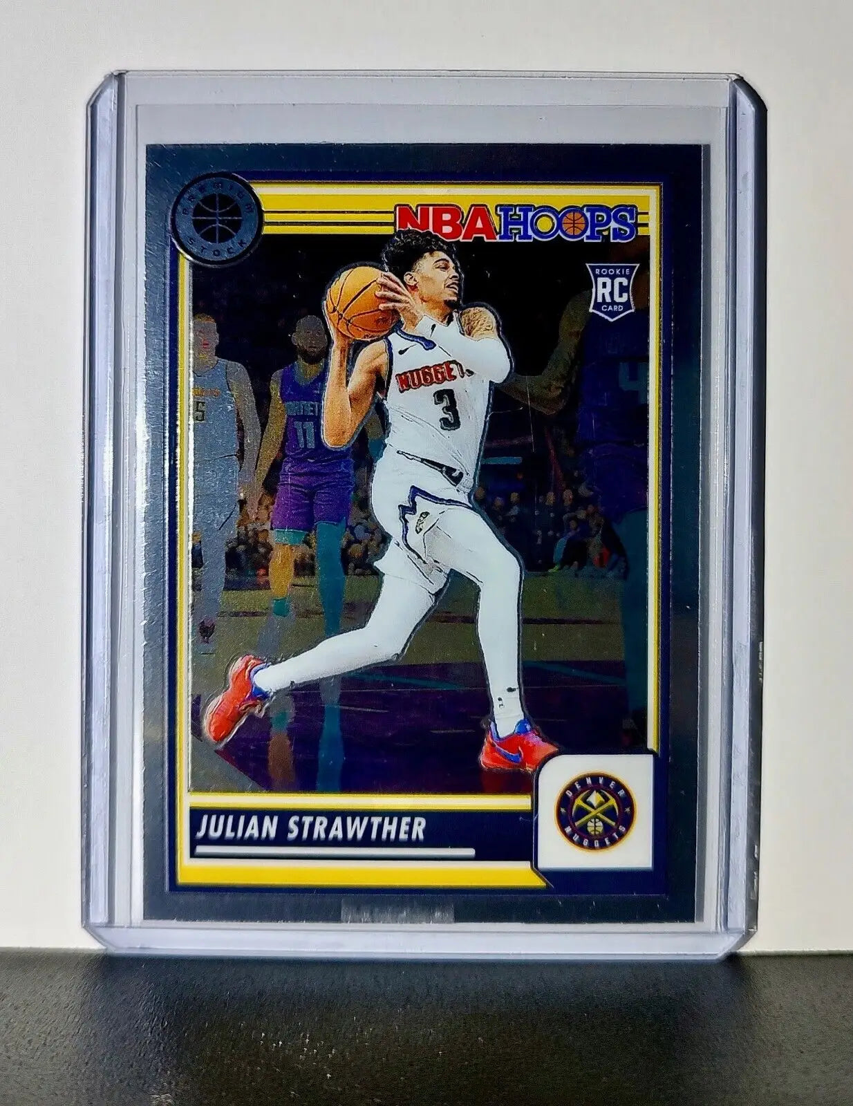 Julian Strawther 2023-24 Panini Premium Stock NBA Hoops #213 Rookie Card Nuggets - Basketball Card Single