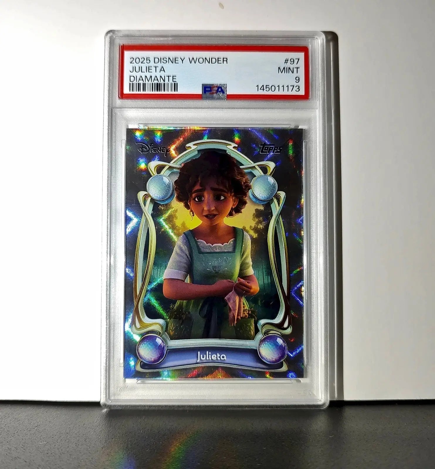 Julieta 2025 Topps Disney Wonder #97 Winter Variant Card Encanto PSA 9 - Non-Sports Card Single