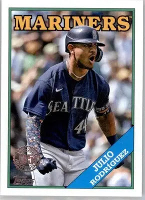 Julio Rodríguez - 2023 Topps - #T88-64 - 1988 Topps Baseball 35th Anniversary - Baseball Card Single