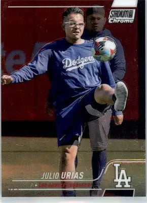 Julio Urias - 2022 Stadium Club Chrome - #166 - Baseball - Baseball Card Single