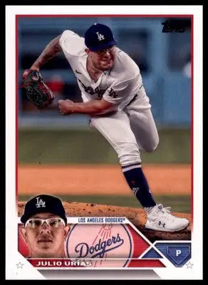 Julio Urías 2023 Topps #280 Los Angeles Dodgers - Baseball Card Single