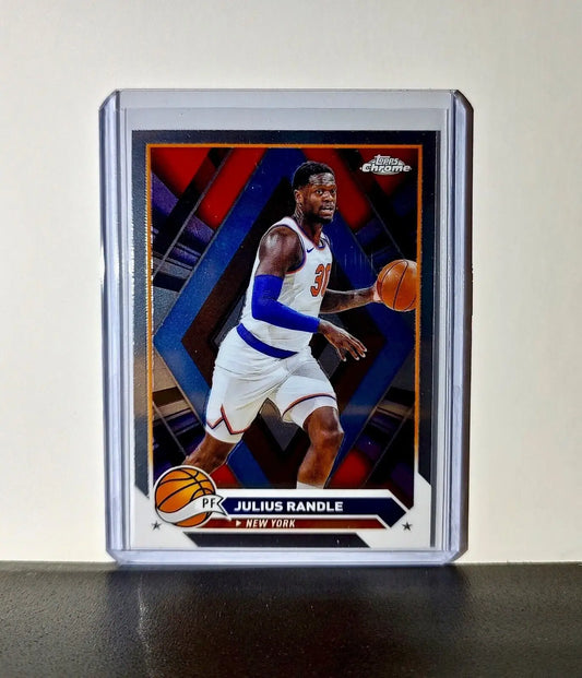 Julius Randle 2023-24 Topps Chrome NBA #129 Card New York Knicks - Basketball Card Single