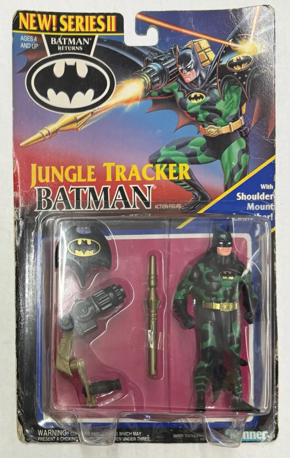 Jungle Tracker Batman Kenner Batman Returns Series 2 1993 - MOSC - NEW - Action Figure & Toy