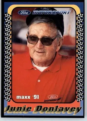 Junie Donlavey - 1991 Maxx Ford Motorsport - #18 - Racing - Racing Card Single