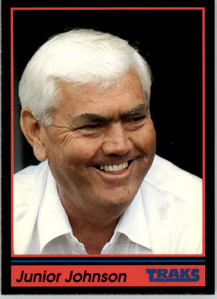 Junior Johnson - 1991 Traks - #78 - Racing - Racing Card Single
