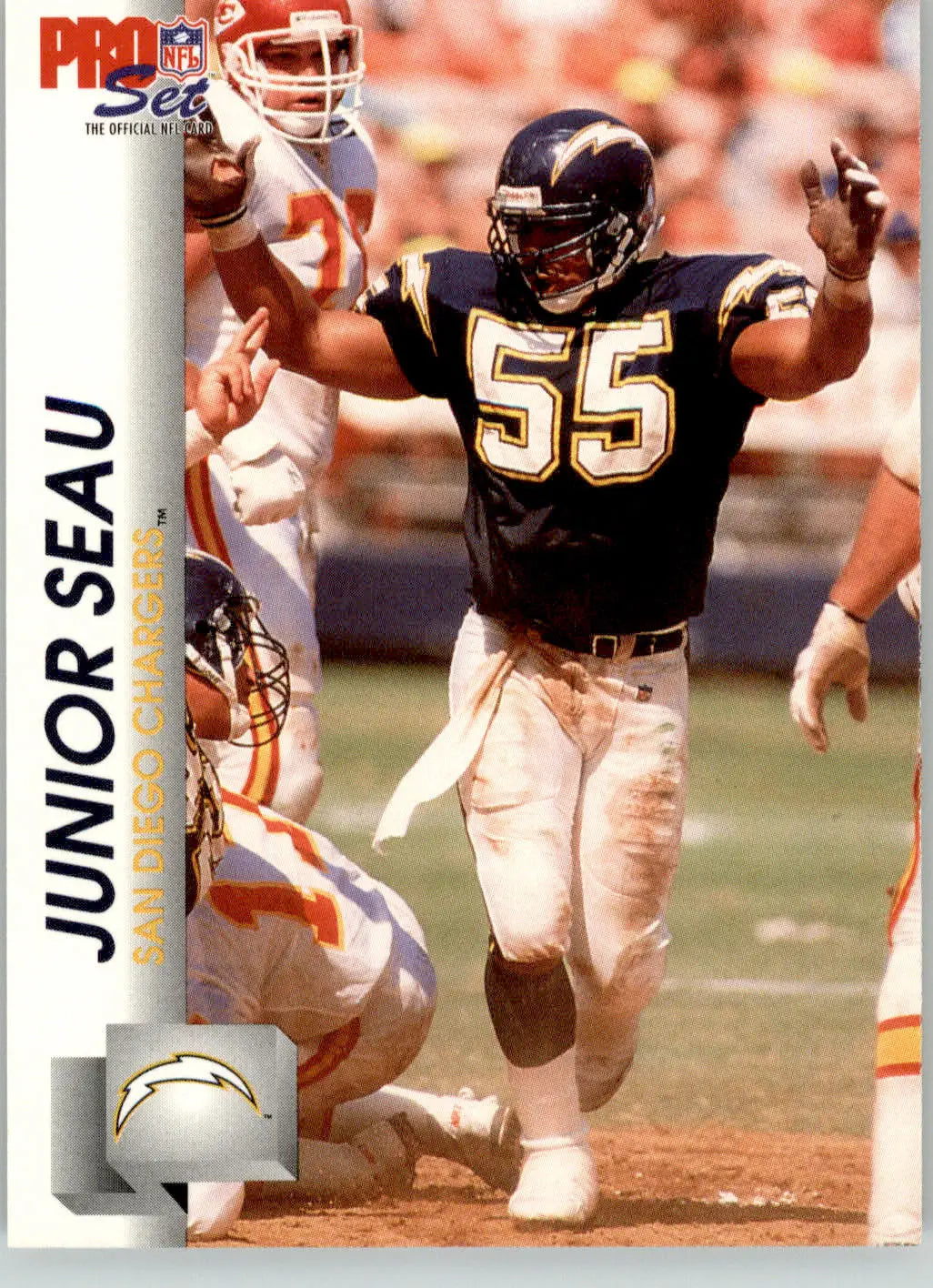 Junior Seau - 1992 Pro Set - #643 - Football - Football Card Single