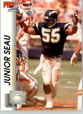 Junior Seau - 1992 Pro Set - #643 - Football - Football Card Single