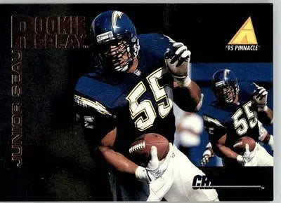 Junior Seau - 1995 Pinnacle Club Collection - #224 - Football - Football Card Single