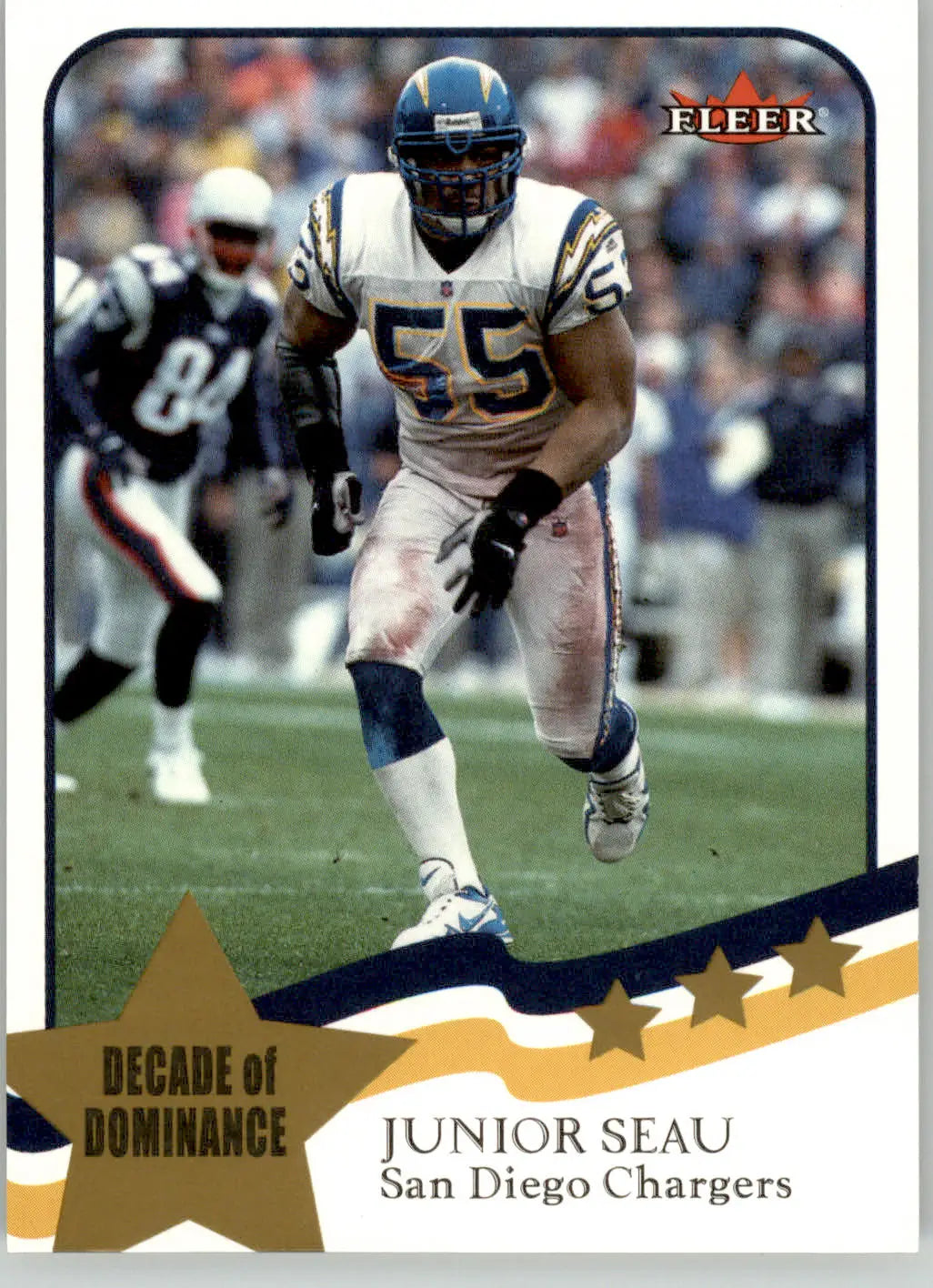 Junior Seau - 2002 Fleer - #248 - Football - Football Card Single