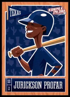 Jurickson Profar 2013 Panini Triple Play #81 Texas Rangers - Baseball Card Single