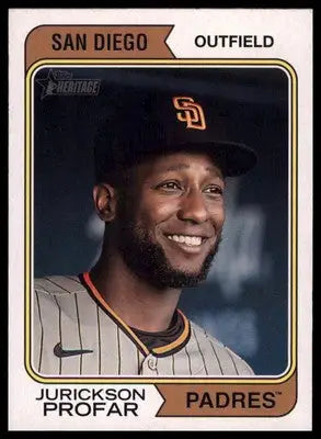 Jurickson Profar 2023 Topps Heritage #103 San Diego Padres - Baseball Card Single