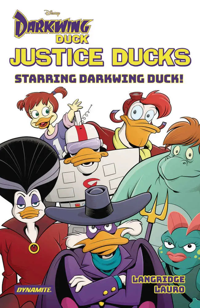 Darkwing Duck comic book cover from Justice Ducks Starring Darkwing Duck TPB