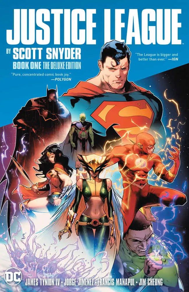 Justice League Drowned Earth comic book from Scott Snyder Deluxe Edition Hardcover