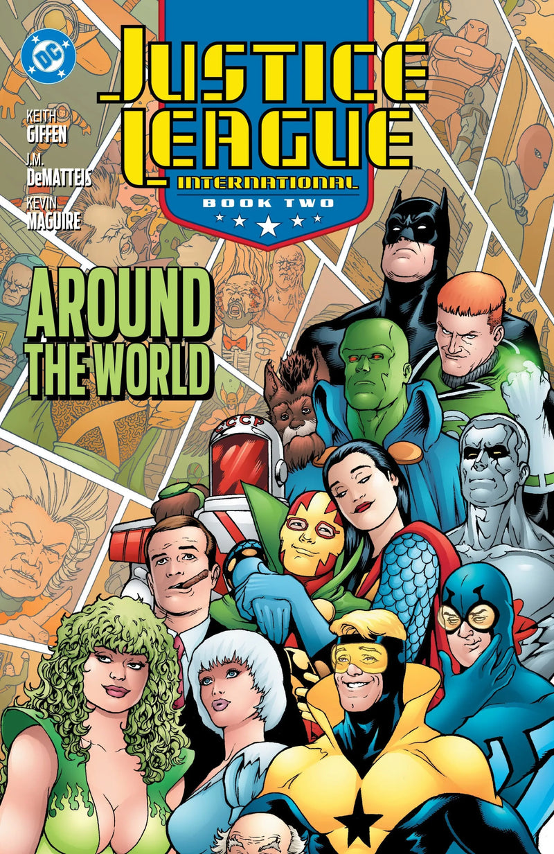 Justice League International comic book cover from Justice League International Book Two 2025 Edition