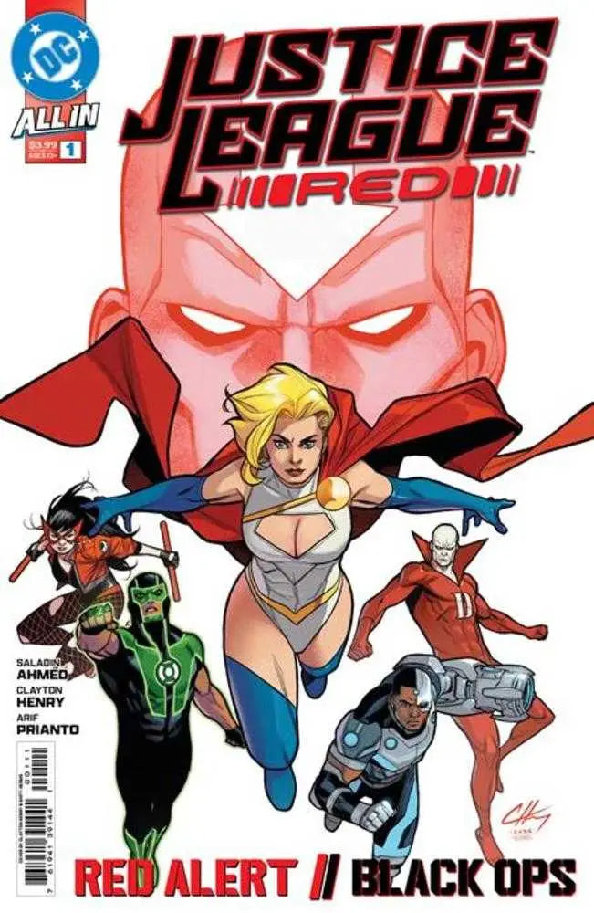 Justice League Red #1 (Of 6) Cover A Clayton Henry - Back Issues