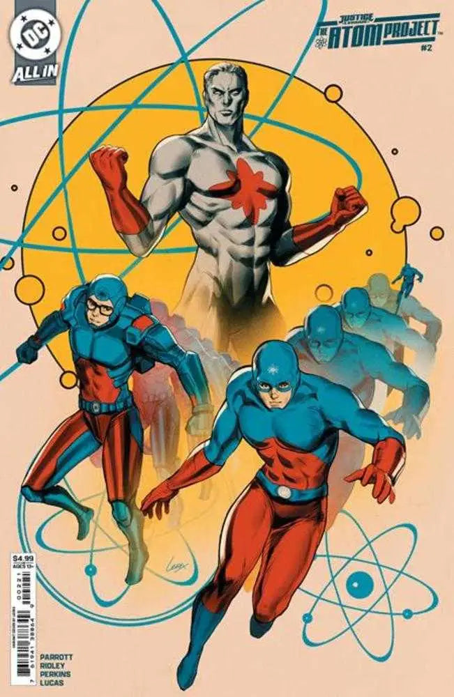 Justice League The Atom Project #2 cover by Lesley Leirix Li on card stock variant