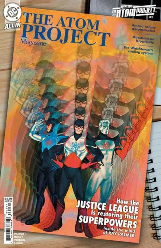 Justice League The Atom Project Cover C Kevin Wada comic book cover on card stock