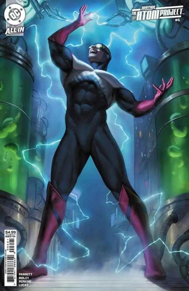 Justice League The Atom Project #6 (Of 6) Cover B Aaron Bartling Card Stock Variant - Comic Book