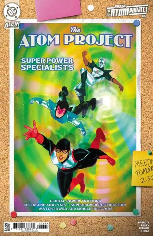 Justice League The Atom Project #6 (Of 6) Cover C Kevin Wada Card Stock Variant - Comic Book