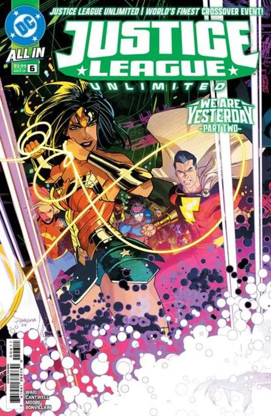 Justice League Unlimited comic book cover featuring Justice League Unlimited artwork