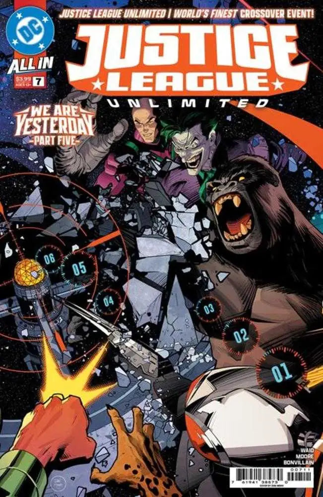 Justice League Unlimited #7 Cover A Dan Mora Connecting (We Are Yesterday) - Comic Book