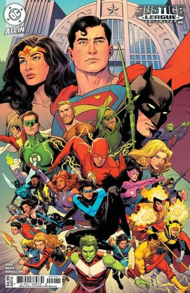 Justice League Unlimited #9 Cover D Travis Moore Card Stock Variant (We Are Yesterday) - Comic Book