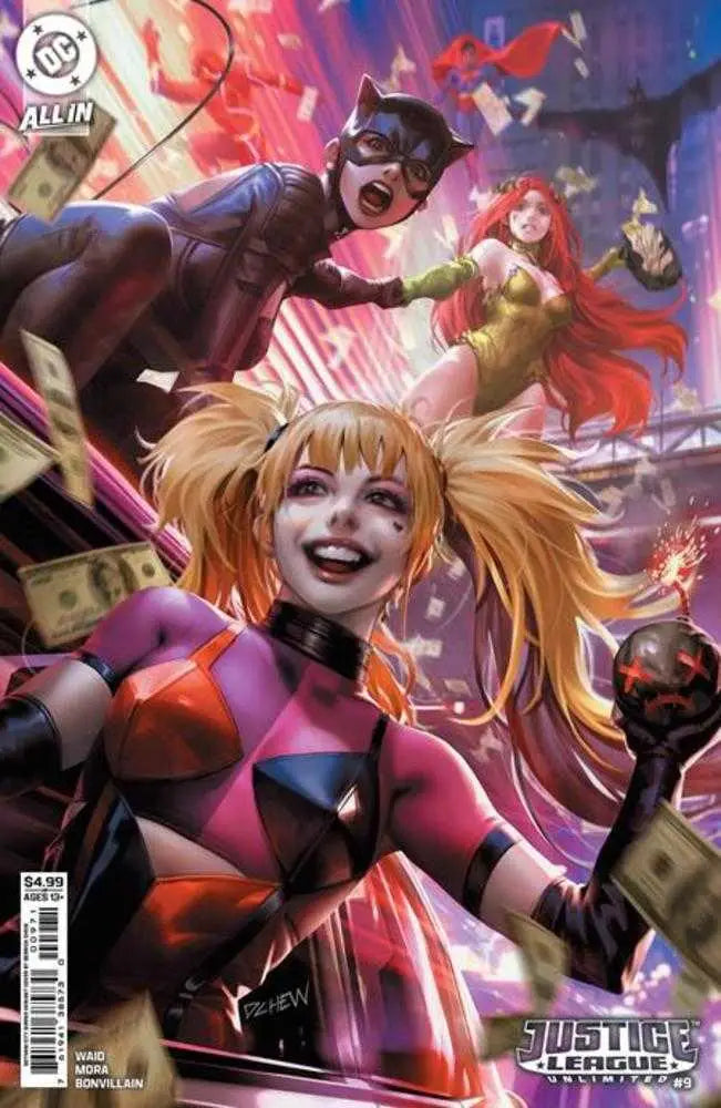 Justice League Unlimited #9 Cover E Derrick Chew Gotham City Sirens Card Stock Variant (We Are Yesterday) - Comic Book