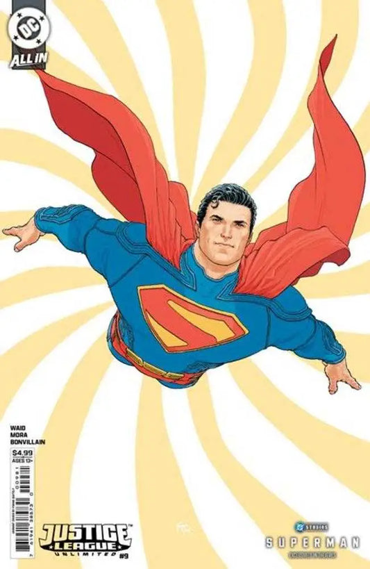 Justice League Unlimited #9 Cover F Frank Quitely Superman Movie Card Stock Variant (We Are Yesterday) - Comic Book