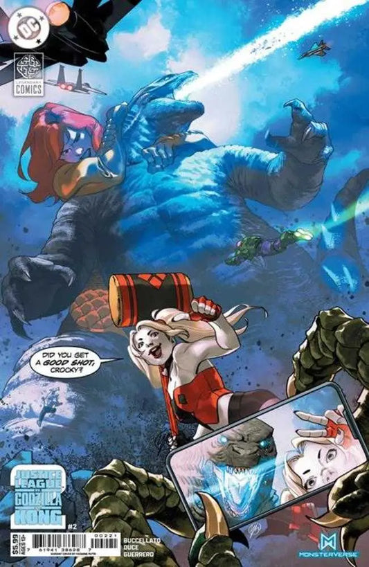 Comic book cover Justice League vs Godzilla vs Kong 2 Yasmine Putri hollow earth scene
