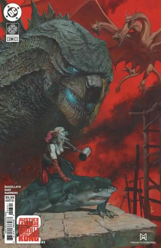 Justice League vs Godzilla vs Kong 2 #3 (Of 7) Cover B Riccardo Federici Card Stock Variant - Comic Book
