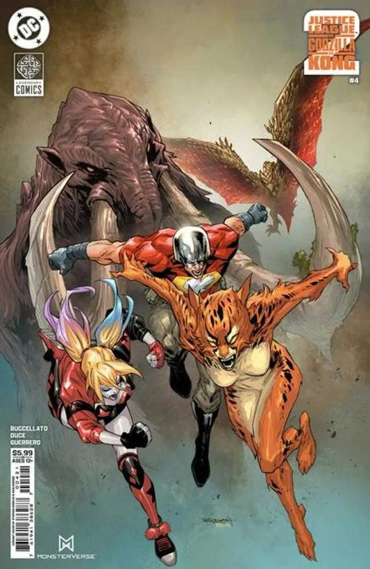 Justice League vs Godzilla vs Kong 2 #4 (Of 7) Cover B Sephen Segovia Card Stock Variant - Comic Book