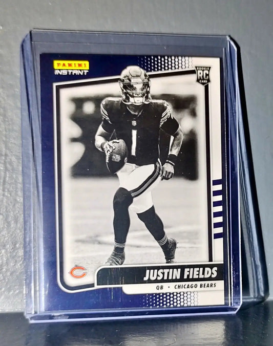 Justin Fields 2021 Panini NFL Black and White Rookies #8 Card 1/2728 - Football Card Single