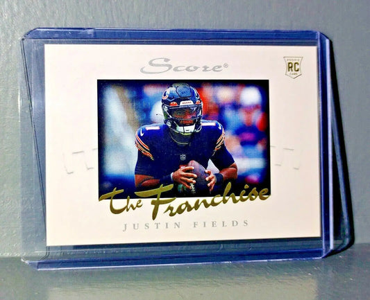 Justin Fields 2021 Panini NFL Score The Franchise #F6 Rookie Card 1/1966 - Football Card Single