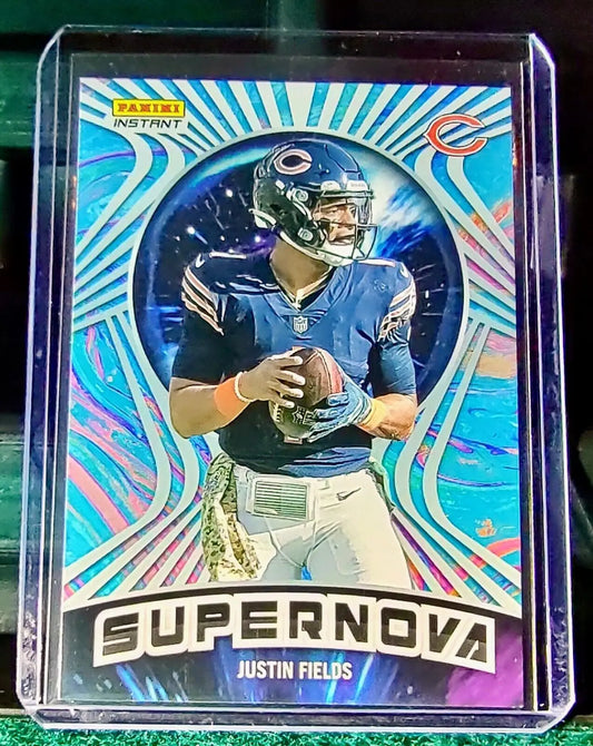 Justin Fields 2022 Panini NFL Instant Supernova #6 Football Card 1/1523 - Football Card Single