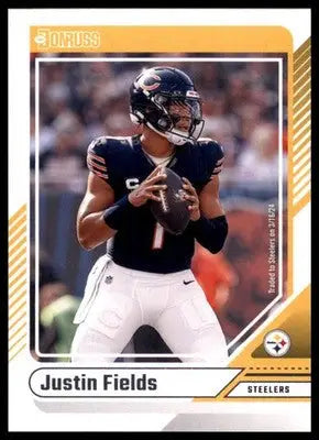 Justin Fields 2024 Donruss #235 Pittsburgh Steelers Football Card NFL Sports - Football Card Single