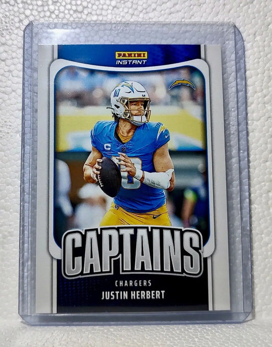 Justin Herbert 2023 Panini NFL Captain #18 Football Card Chargers 1/331 - Football Card Single