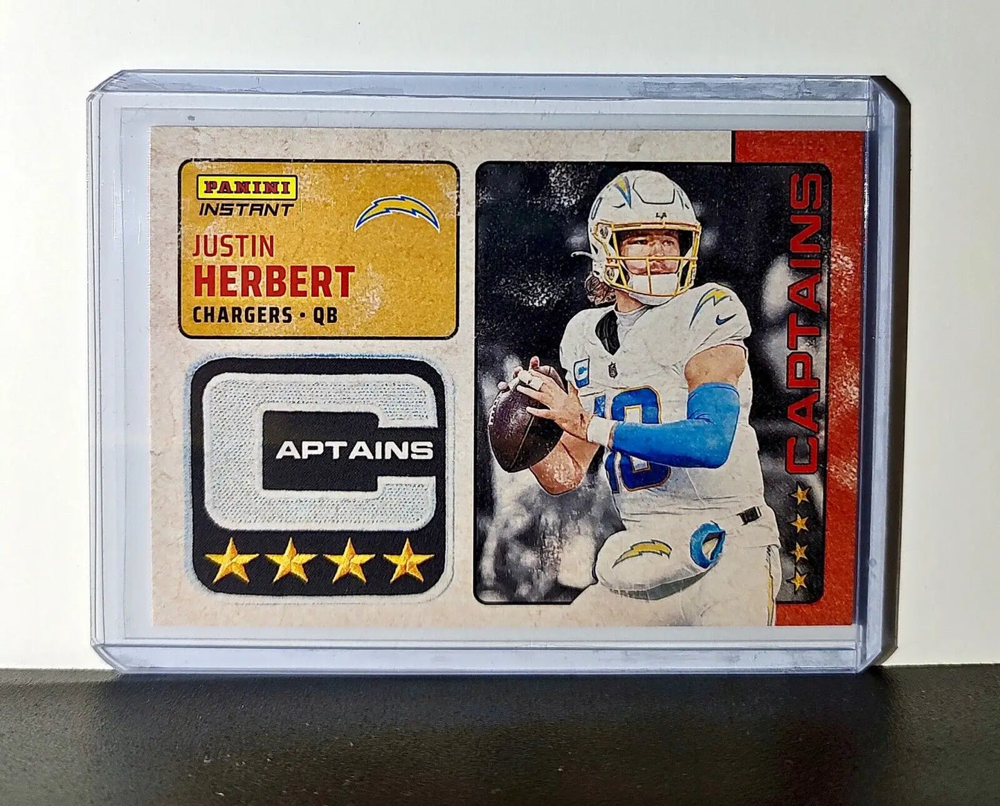 Justin Herbert 2024 Panini Captains NFL #31 Card Los Angeles Chargers 1/351 - Football Card Single
