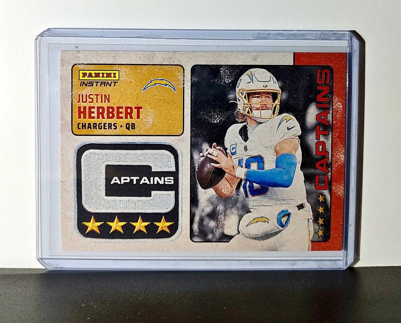 Justin Herbert 2024 Panini Captains NFL #31 Card Los Angeles Chargers 1/351 - Football Card Single