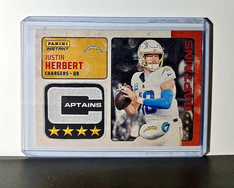 Justin Herbert 2024 Panini Captains NFL #31 Card Los Angeles Chargers 1/351