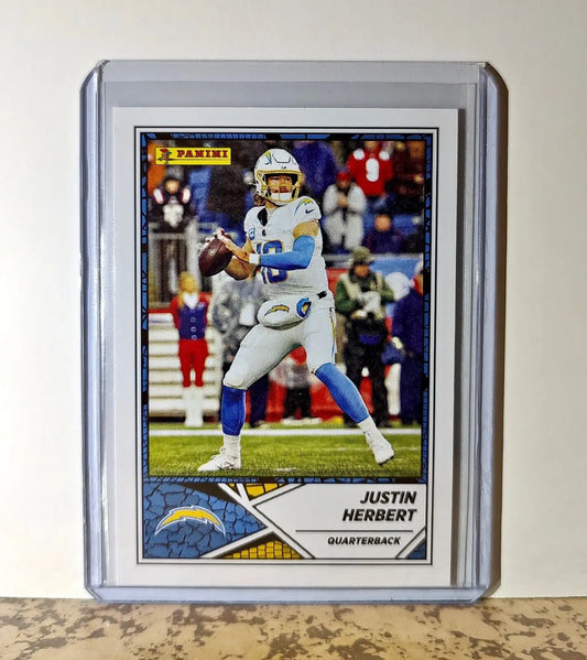 Justin Herbert 2024 Panini NFL #31 Sticker Card Los Angeles Chargers - Football Card Single