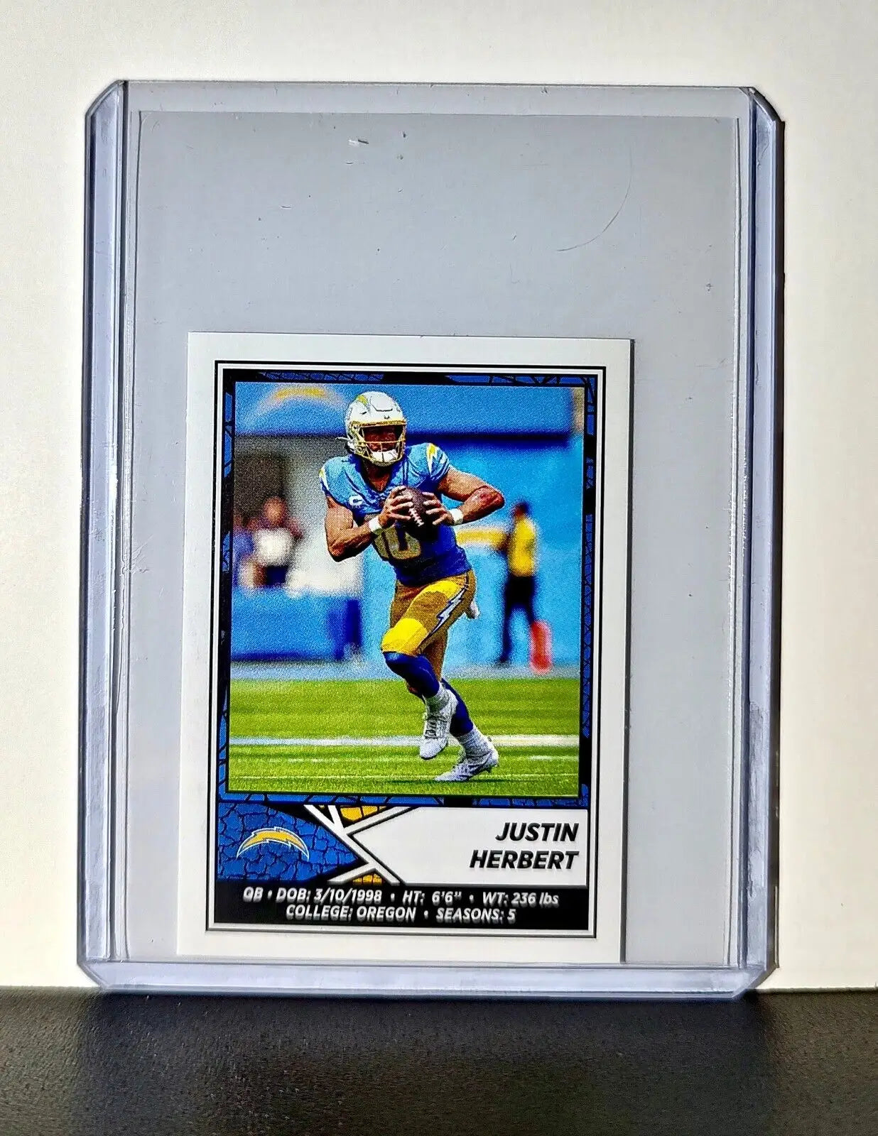 Justin Herbert 2024 Panini NFL Sticker #283 Los Angeles Chargers